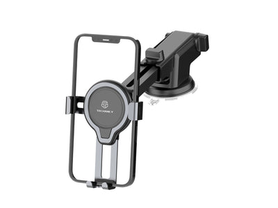 Techancy Suporte Para Telemóvel De Mota Com Função Impermeável Preto+Vermelho Ti2261, Suporte Universal Para Espelho De Mota,