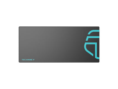 Tapete para rato Techancy 40 x 90 cm, TW2775, borracha antiderrapante, adequado para jogos de PC, preto
