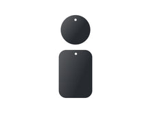 Techancy Adesivo Metálico Para Telemóveis Ti2216 Preto Para Suportes Magnéticos De Telemóveis E Capas Com Aderência