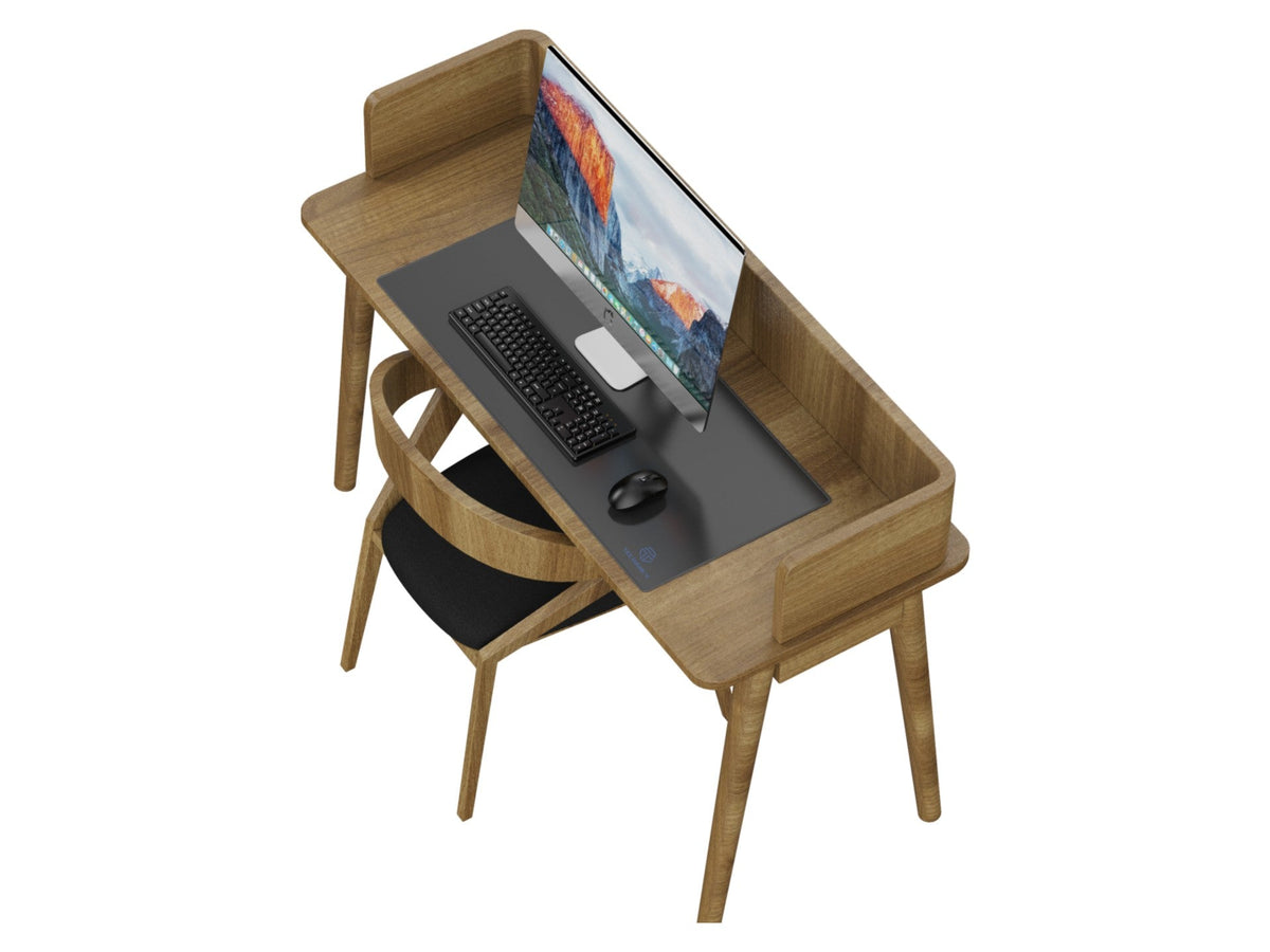 Tapete para rato Techancy 30 x 70 cm, TW2771, borracha antiderrapante, adequado para jogos de PC, preto