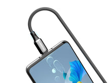 Techancy Cabo USB-C para USB-C TB1802, 60W, 1m Preto, Conector de AlumInio, Design Antiderrapante, Transferência Rapida, Resistente