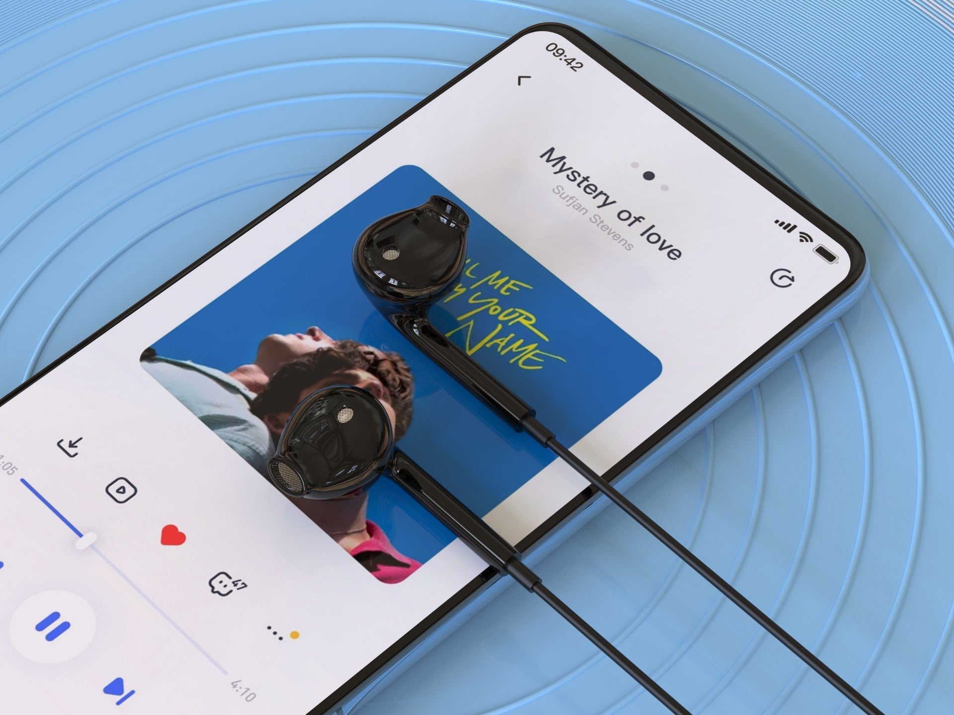 Techancy Auscultadores Intra-Auriculares Pretos 1.2m TD8085 Com Cabo E Microfone, Auscultadores Para Música De 3,5 Mm