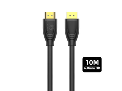 Techancy Cabo Hdtv De Alta Velocidade  TL7265,10m, Ecrã Hd 1080p Para Televisores, Computadores, Projectores E Consolas
