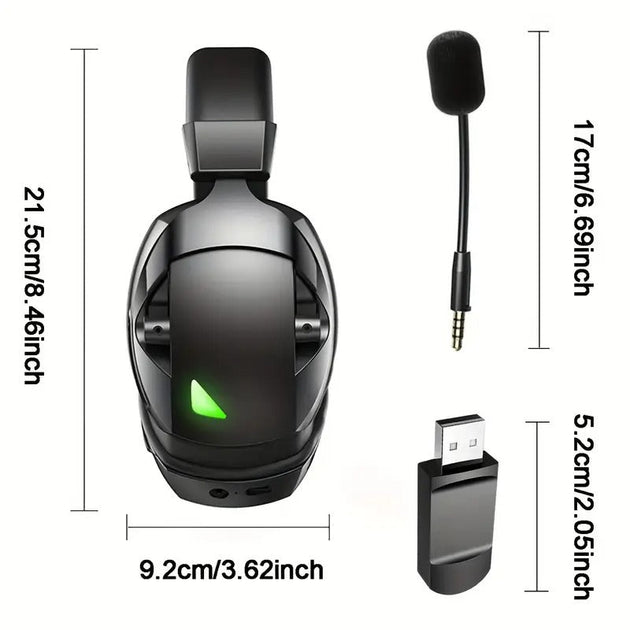 Wireless Gaming Headset with Mic, 48H Battery CTN