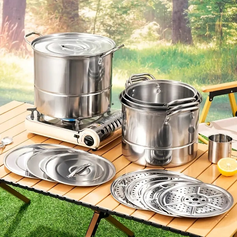 Camping Pot Set with Kettle LPT