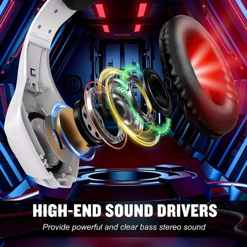 Gaming Headset with Mic, LED Light & Surround Bass CTN