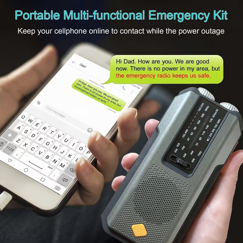 All-in-One Emergency Radio with Power Bank CTN