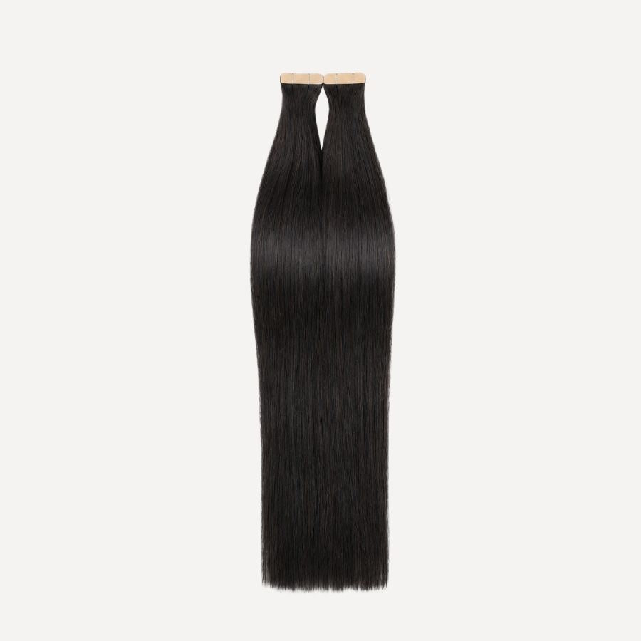 Jet Black (1) Tape-In Hair Extensions (50g - 100g)
