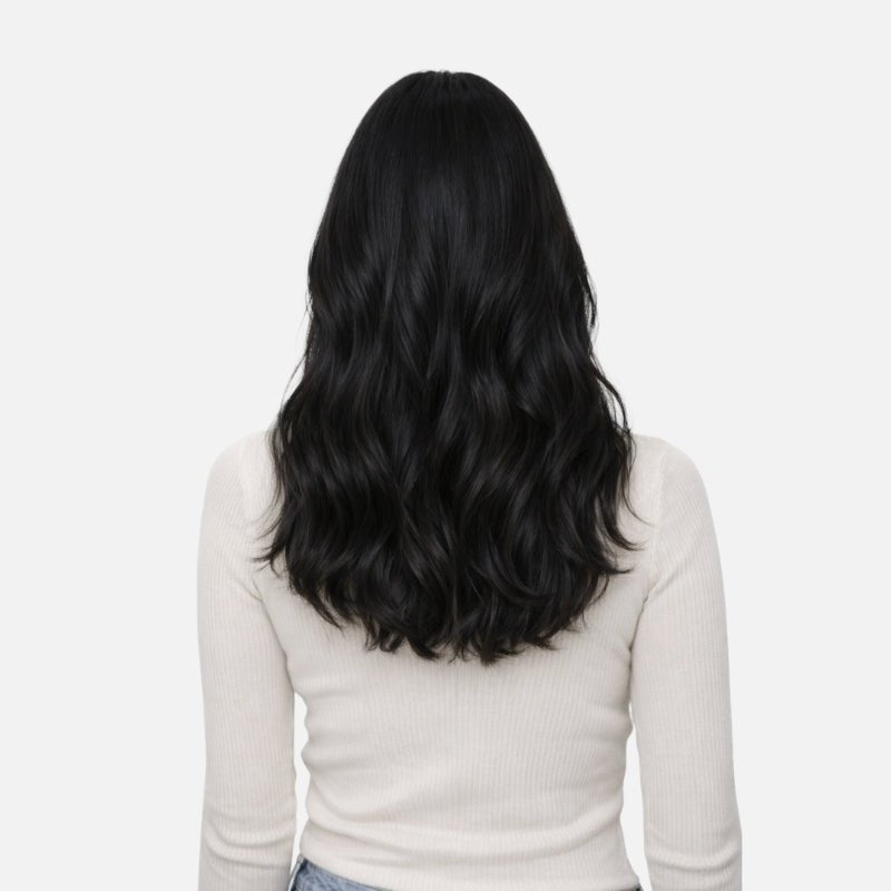 Jet Black (1) Tape-In Hair Extensions (50g - 100g)