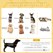 Panier rond chien sur pieds style cosy chic grand confort coussin moelleux intégré Ø 48 x 24,5H cm beige