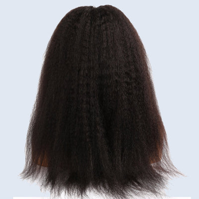 Perruque Closure lace Kate - En mèches brésiliennes - Kinky Straight