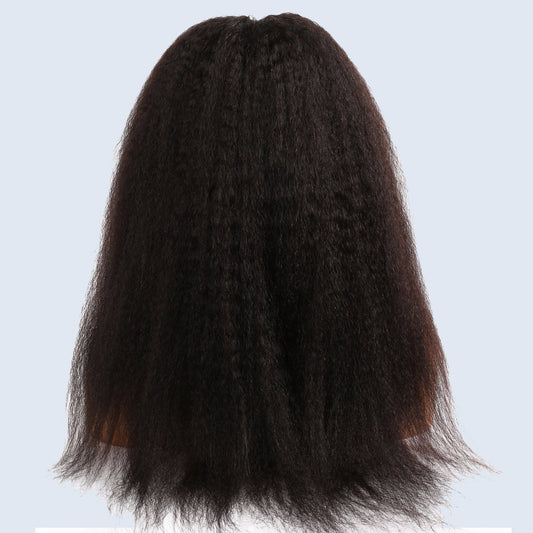 Perruque Closure lace Kate - En mèches brésiliennes - Kinky Straight
