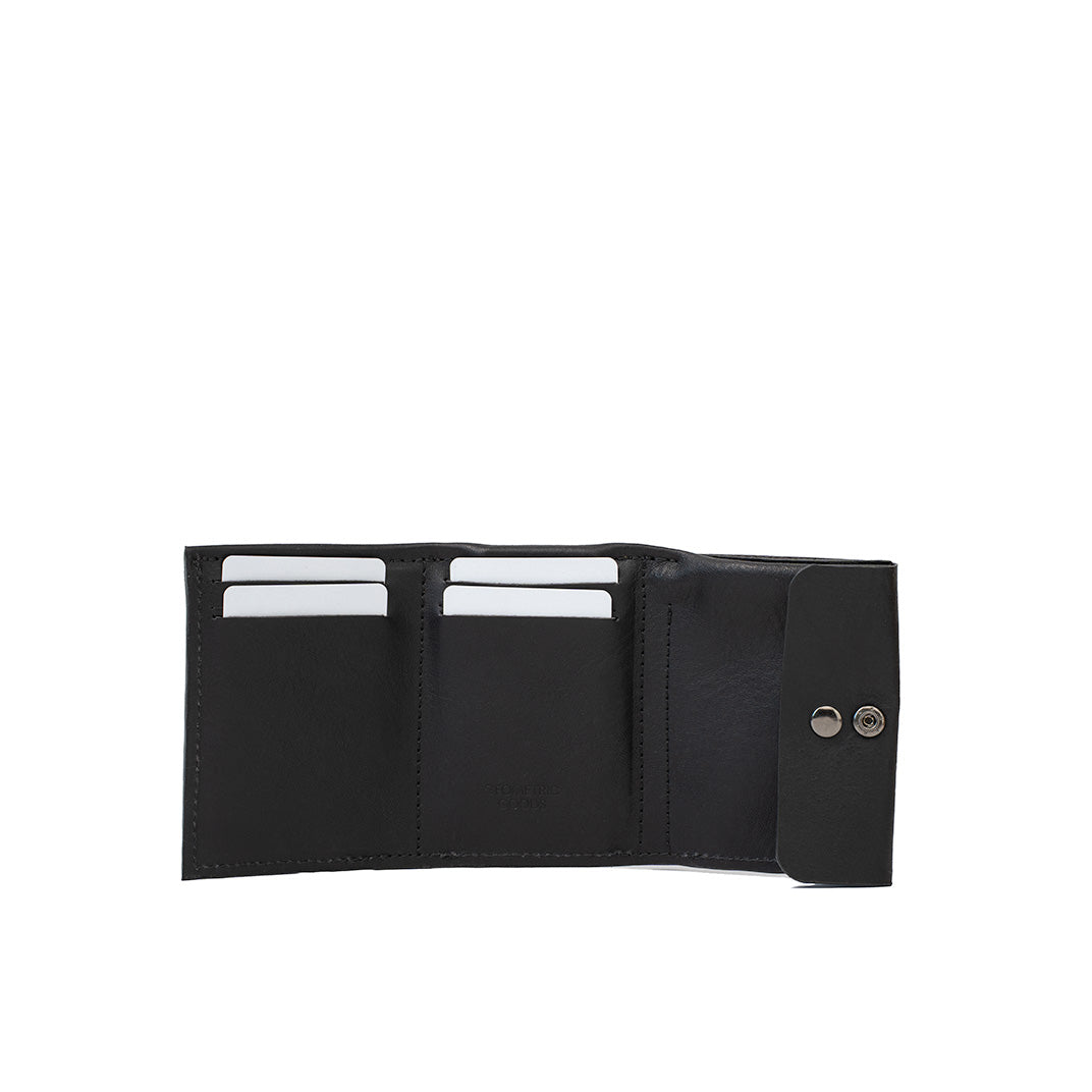 Leather Wallet for AirTag - Mini Trifold