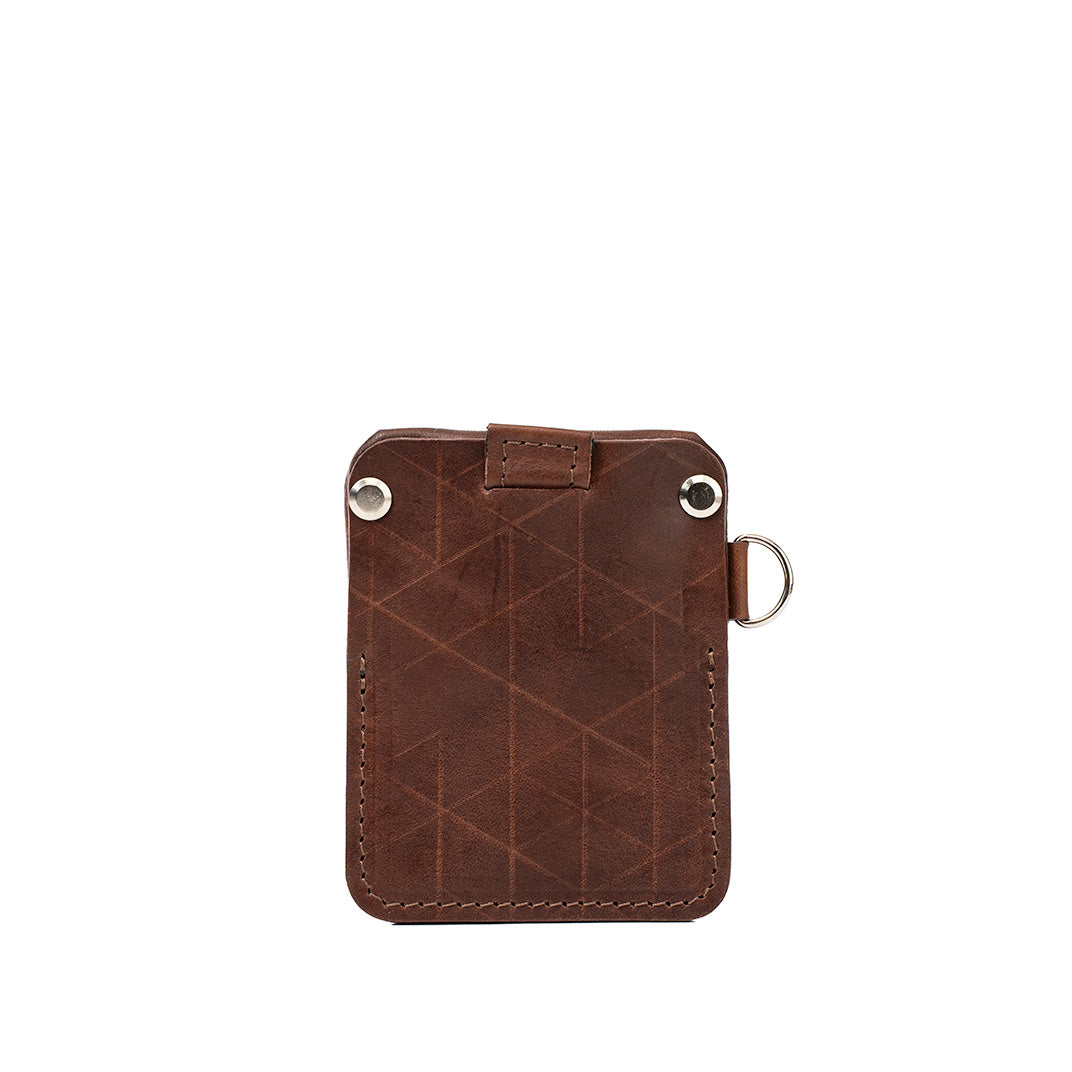 Leather Wallet for AirTag with D-ring
