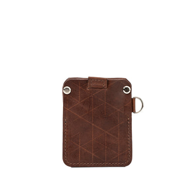 Leather Wallet for AirTag with D-ring