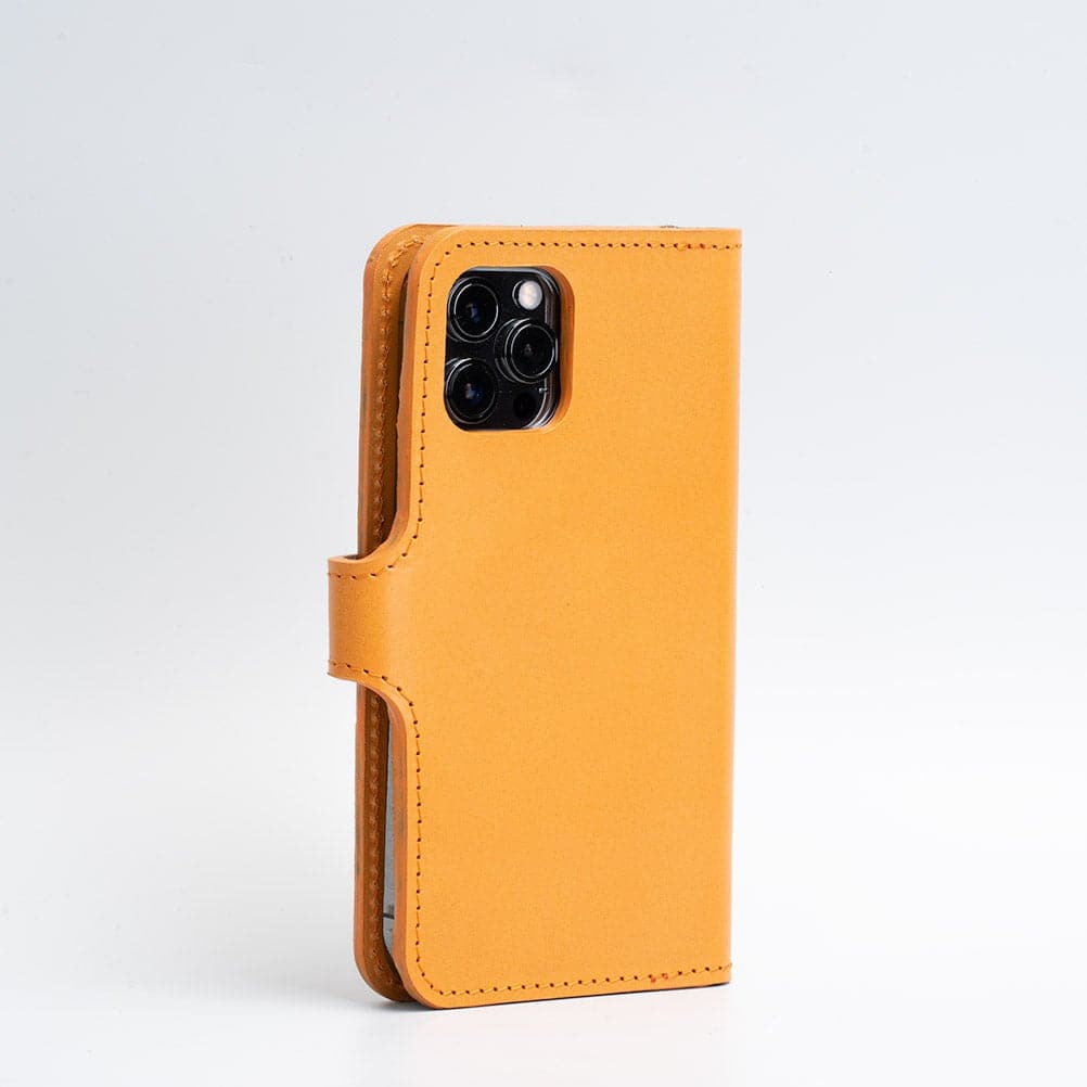 Top-Grain Leather Folio Case Wallet for iPhone 12/13 Series with MagSafe - Classic 4.0