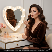 Luxury Matte Lipstick – Megan – BX3 | Long-Wear, Hydrating, Vegan & Cruelty-Free Lip Color