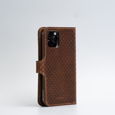 Full-Grain Leather Folio Case Wallet for iPhone 12/13 Series with MagSafe - Classic 4.0