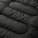 Sac de Couchage Adulte, avec Section Tête, Fermeture Éclair et Sac de Rangement, 300 g/m², 215x75x10cm, Noir Aosom