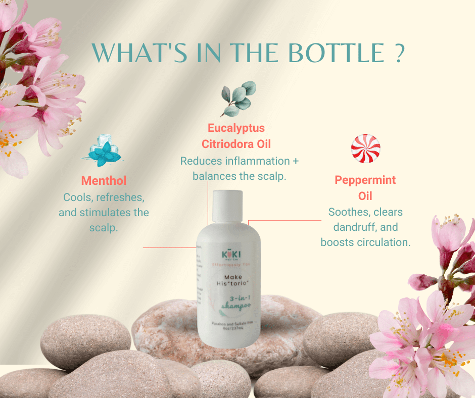 3-in-1 scalp treatment for oily hair Shampoo, Conditioner