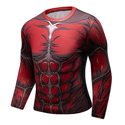 3D Colossal Titan Gym T-Shirt