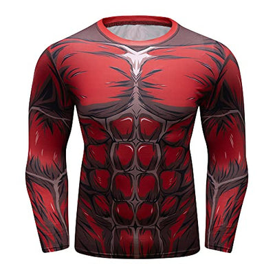 3D Colossal Titan Gym T-Shirt
