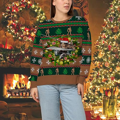 AOT Eren Yaeger Rage Epic Christmas Sweater