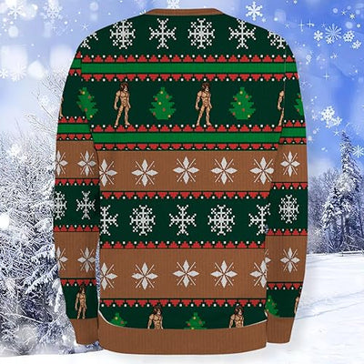AOT Eren Yaeger Rage Epic Christmas Sweater