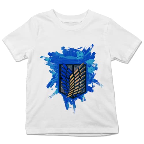 AOT Exploration Battalion Blue Emblem T-Shirt MAOKEI