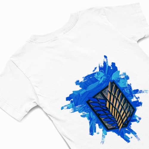 AOT Exploration Battalion Blue Emblem T-Shirt MAOKEI