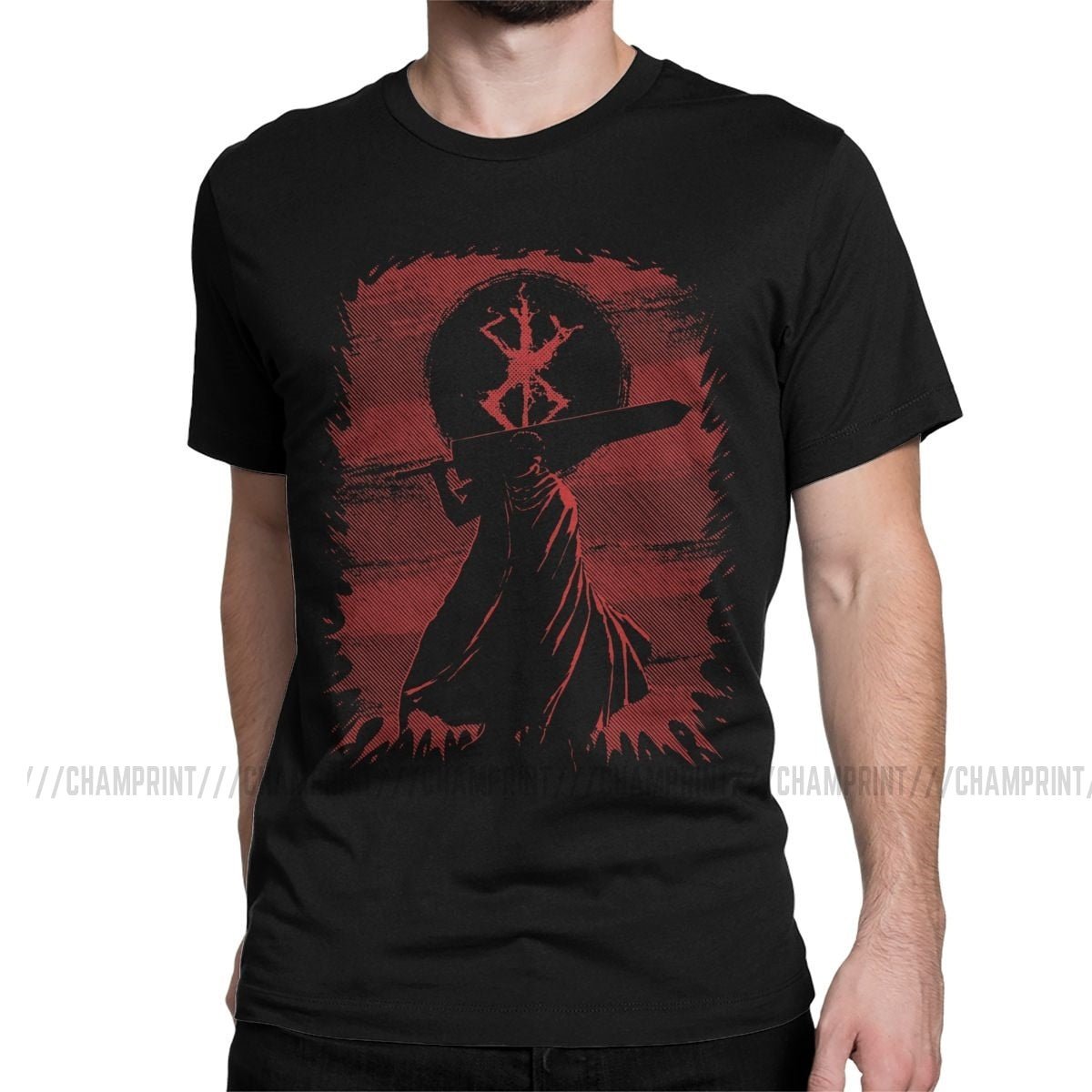 Black Swordsman Berserk T-Shirt MAOKEI