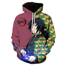 Demon Slayer Giyu Tomioka 3D Pose Hoodie
