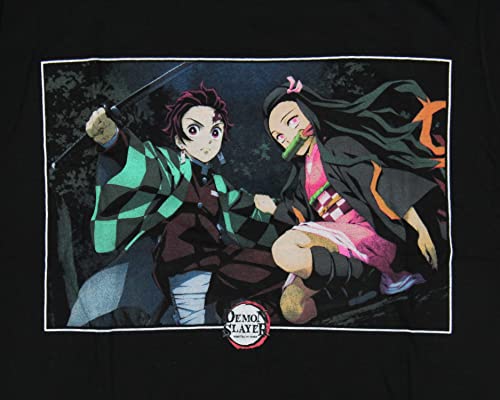 Demon Slayer Kamado Siblings Epic Pose T-Shirt MAOKEI