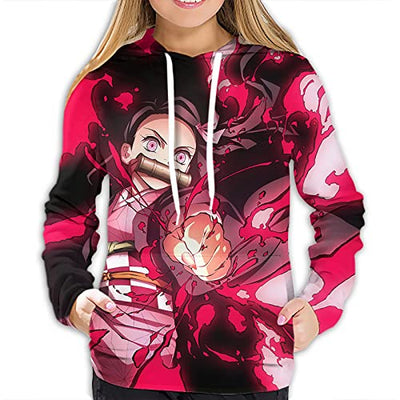 Demon Slayer Nezuko Blood 3D Attack Hoodie