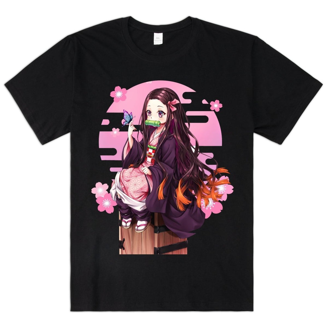 Demon Slayer Nezuko Kawaii Pose T-Shirt MAOKEI