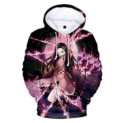 Demon Slayer Nezuko Wire Blood Attack Hoodie