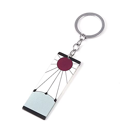 Demon Slayer Tanjiro Earring Inspired Keychain Style 2 MAOKEI