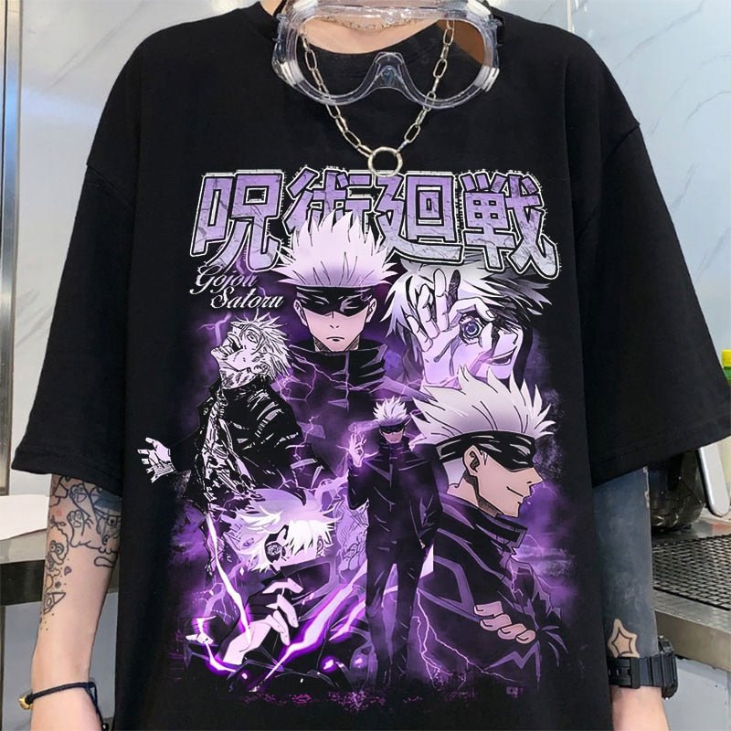 Jujutsu Kaisen Gojo Satoru Status Change T-Shirt MAOKEI