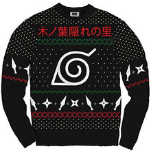 Naruto Shippuden Hidden Leaf Pattern Christmas Sweater