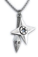 Naruto shuriken X Kunai Special Necklace MAOKEI