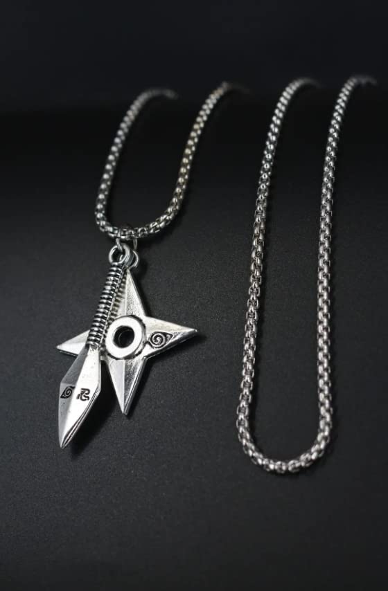 Naruto shuriken X Kunai Special Necklace MAOKEI
