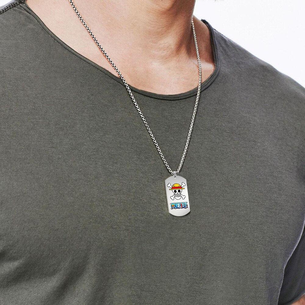 One Piece Crew Silver Necklace