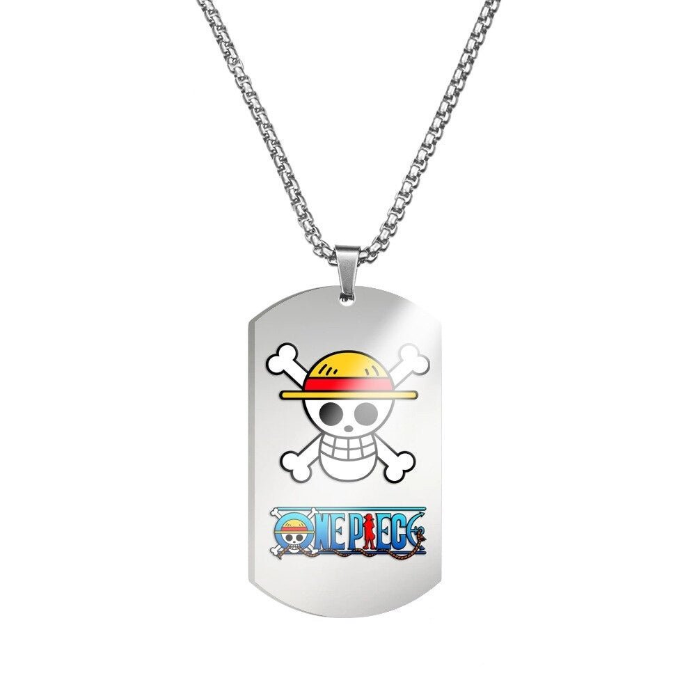 One Piece Crew Silver Necklace