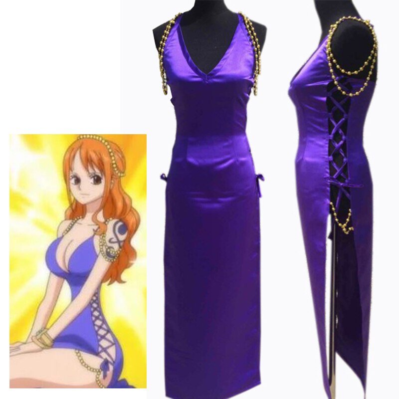 One Piece Film Nami Official Cosplay Style 2 Costume MAOKEI