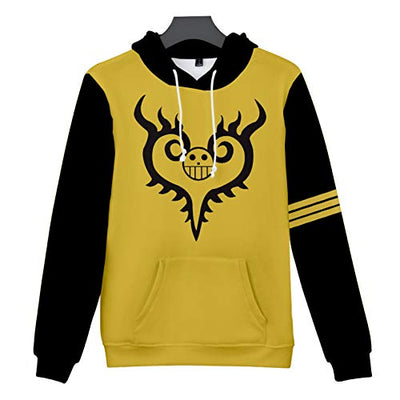 One Piece Heart Pirate Emblem Epic Hoodie Style 1