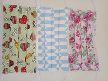 Masque en tissu lavable et réutilisable - 3 pcs