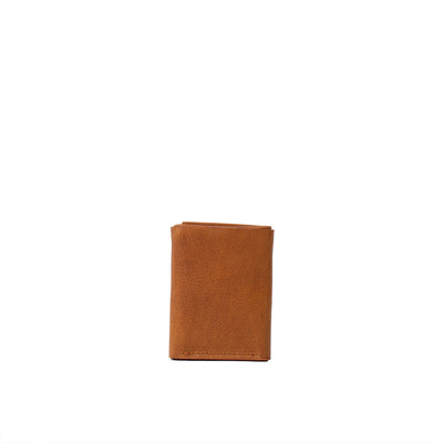 Leather Wallet for AirTag - Mini Trifold