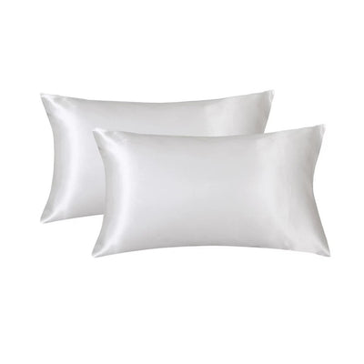 Mulberry Silk White Twin Pillowcase