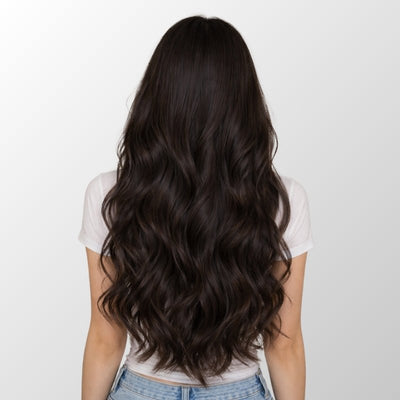 Natural Black (1B) Classic Clip-In Hair Extensions (150g-170g)
