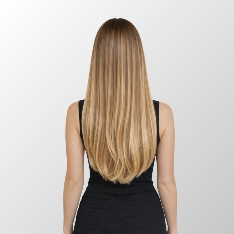 Natural Blonde Balayage (6.2/6C+60C) I-Tip Hair Extensions (50g-100g)